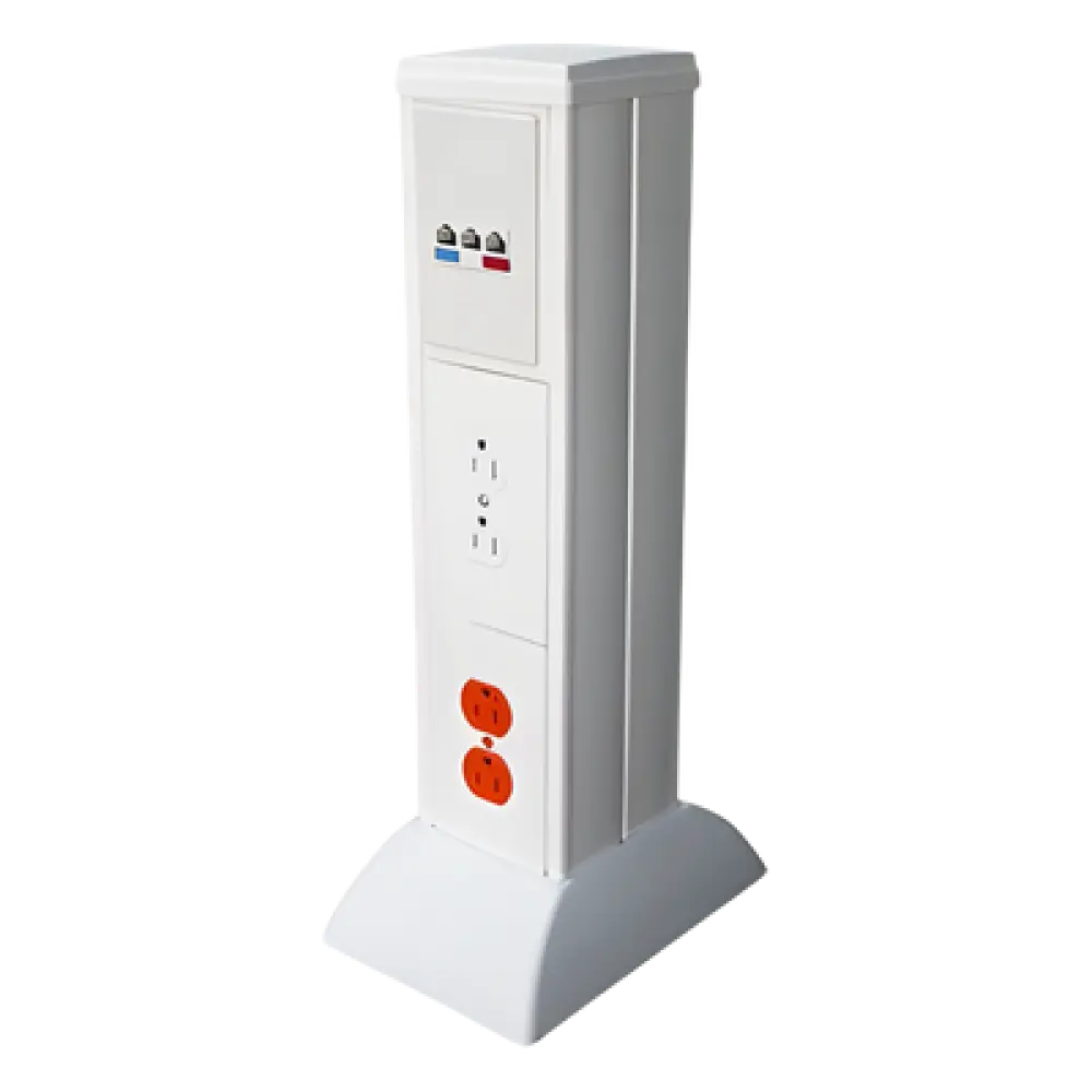 Mini Columna de Gestión de Cables / Sistema Modular / -40°C a +85°C / PVC y ABS de Alto Impacto / 2.89 lb / NOM-001-SEDE-2005