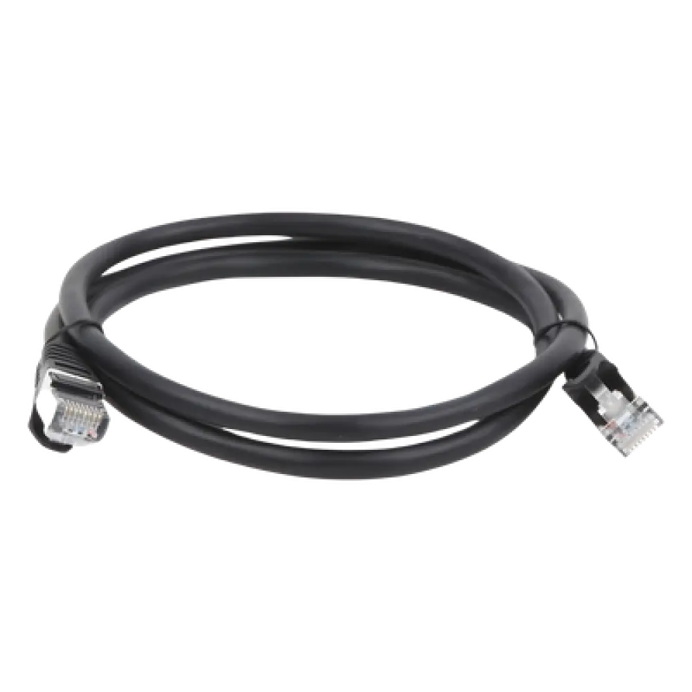 Cable de Parcheo / FTP Cat6 / 1.0m (3.28 ft) / 26 AWG / Blindado / Negro