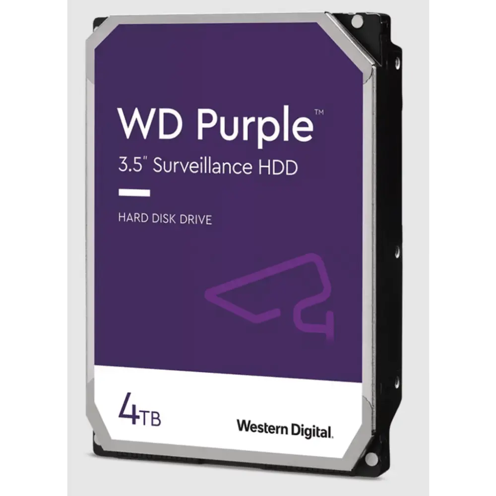 Disco Duro Surveillance / 4 TB / SATA 6 Gb/s / 3.5" / AllFrame / 180 TB Workload Anual / 64 Cámaras HD / 16 Bays