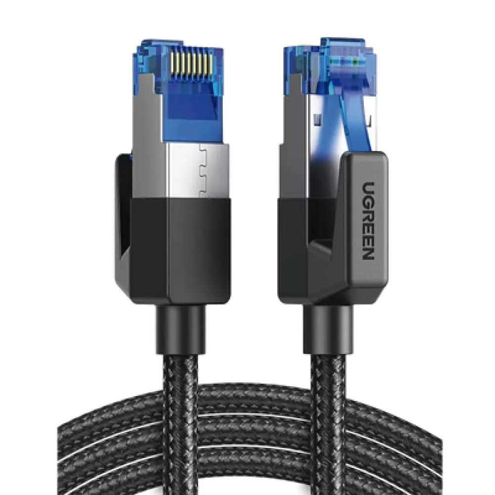 Cable Ethernet Cat8 / 40 Gbps / 2000 MHz / F/FTP / 5 m (16.40 ft) / Nylon Trenzado