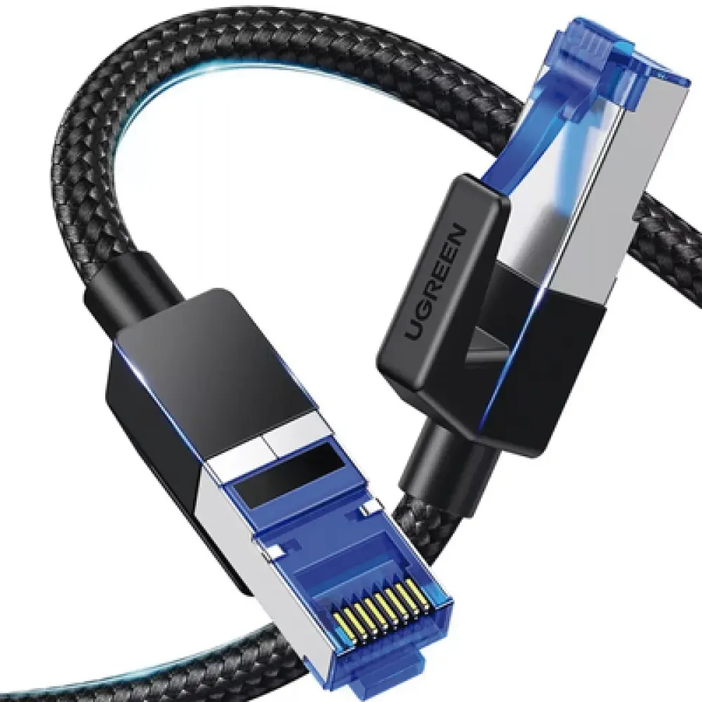 Cable Ethernet Cat8 / 40 Gbps / 2000 MHz / F/FTP / 5 m (16.40 ft) / Nylon Trenzado
