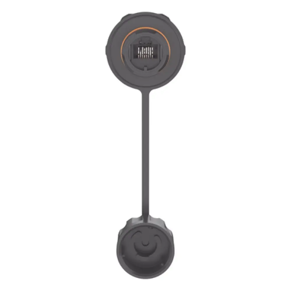 Conector Jack RJ45 Industrial / Blindado Cat6A / IP67 / Tapa Protectora / 24 AWG / Sin Herramienta de Perforación