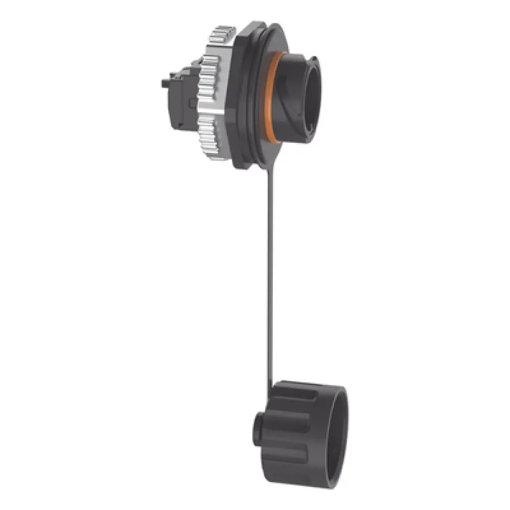 Conector Jack RJ45 Industrial / Blindado Cat6A / IP67 / Tapa Protectora / 24 AWG / Sin Herramienta de Perforación