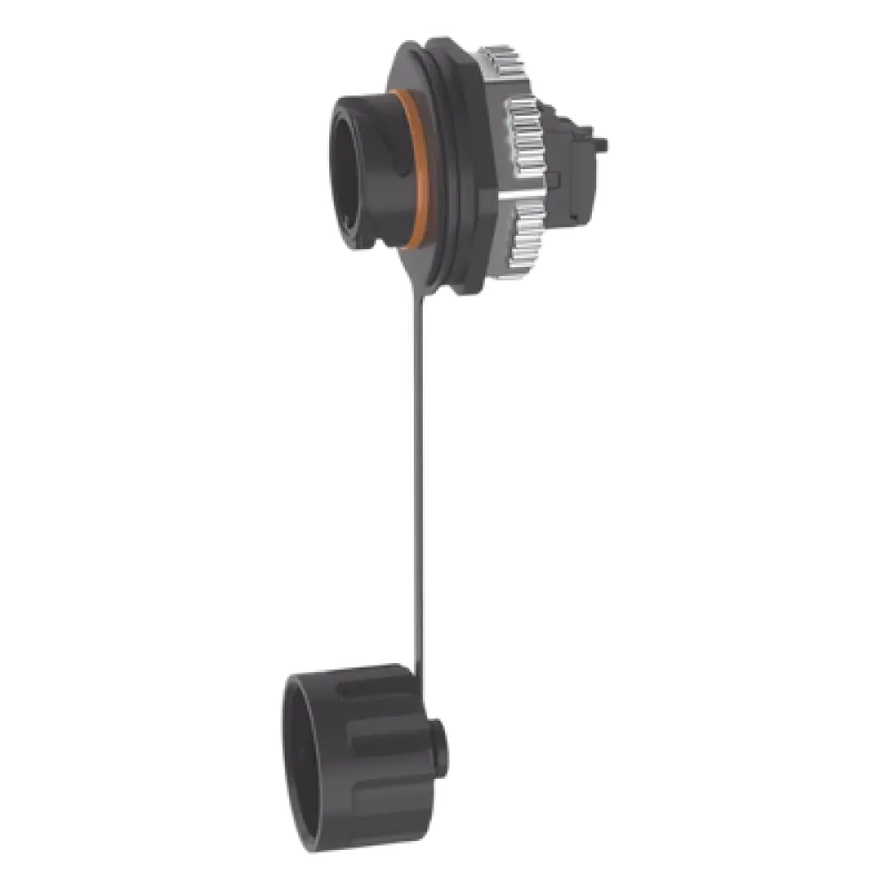 Conector Jack RJ45 Industrial / Blindado Cat6A / IP67 / Tapa Protectora / 24 AWG / Sin Herramienta de Perforación