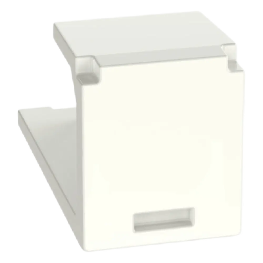 Módulo de Tapa Ciega / Mini-Com / Blanco Mate / 1 Espacio / Compatible RoHS
