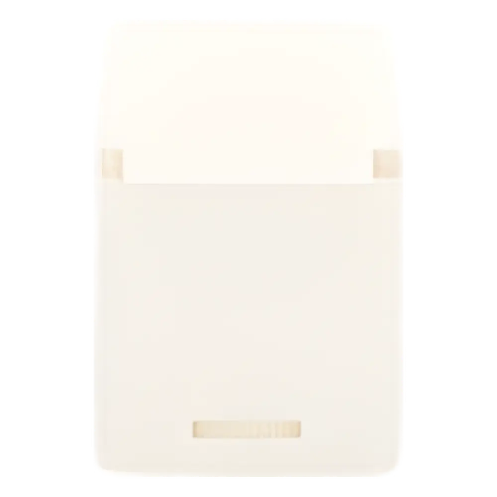 Módulo de Tapa Ciega / Mini-Com / Blanco Mate / 1 Espacio / Compatible RoHS