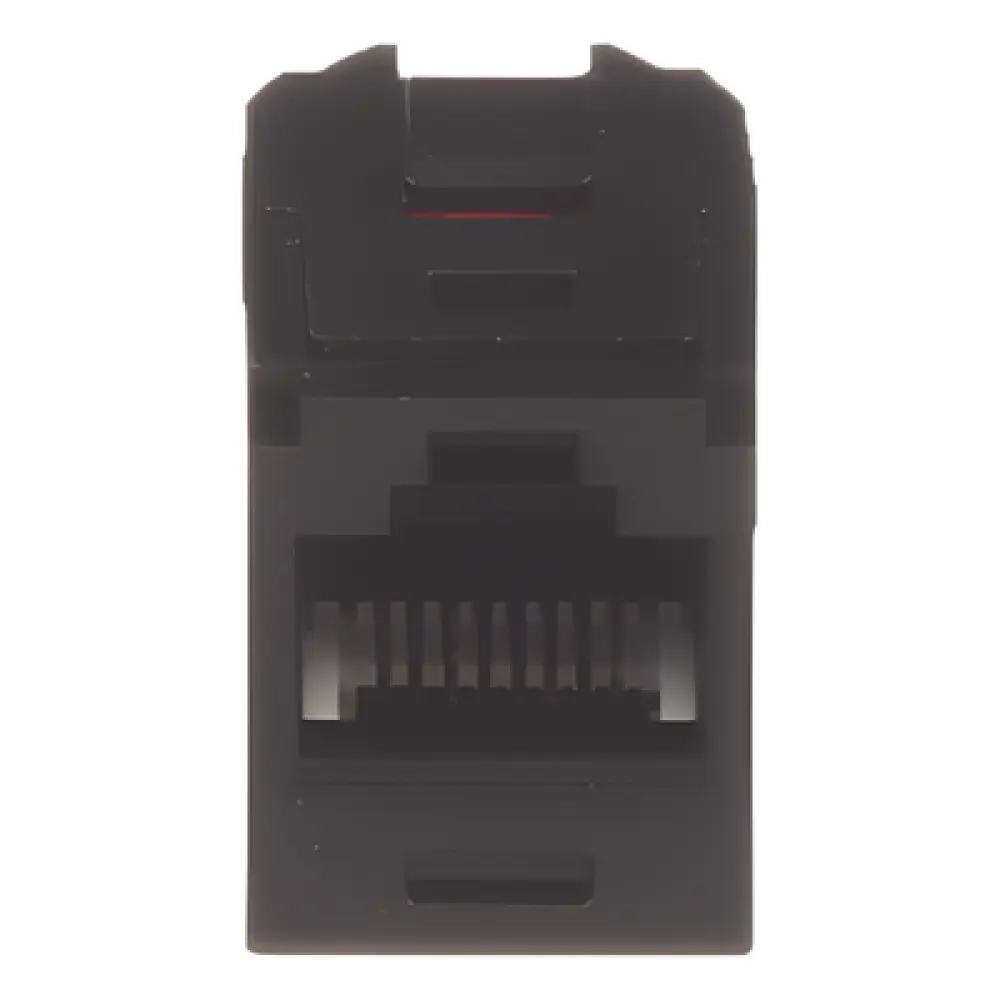 Módulo Acoplador RJ45 / Categoría 6 / Mini-Com / Contactos Chapados en Oro 50 µin / HDBaseT 100 W / -10°C a 65°C