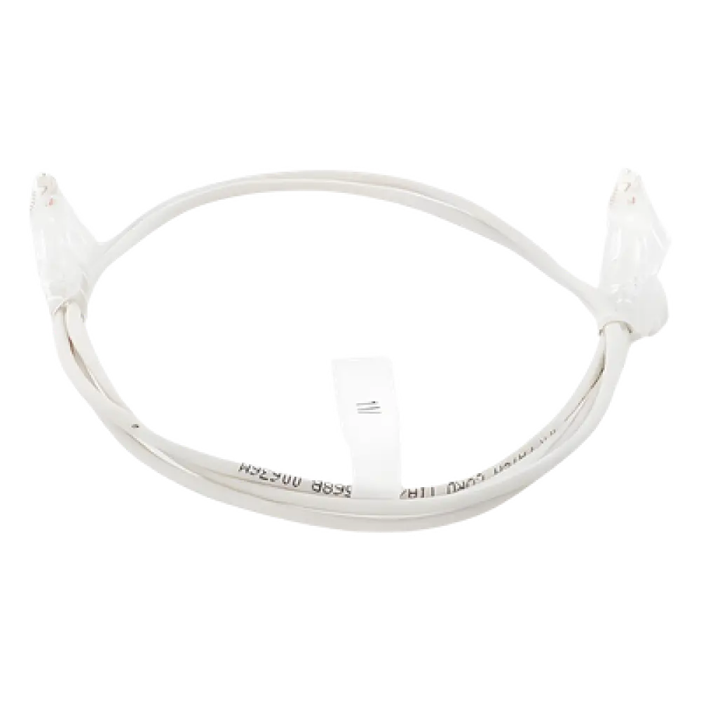 Cable de Parcheo Slim UTP Cat6 / 1 Metro (3.28 Pies) / 28 AWG / Blanco / 1 Gbps+