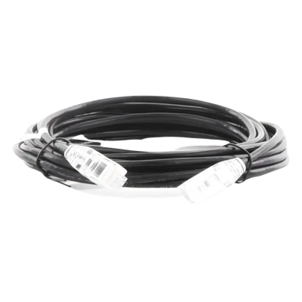 Cable de Parcheo Slim UTP Cat6A / 5 m (16.40 ft) / 28 AWG / RJ45 / Negro
