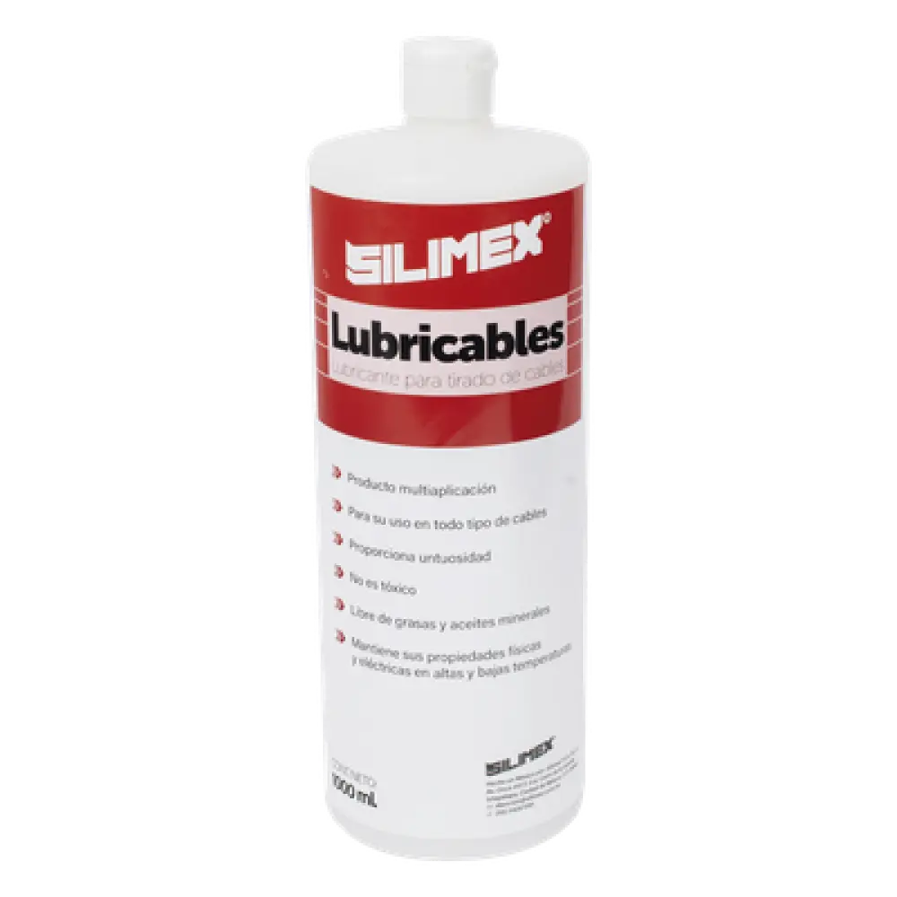 Lubricante Dieléctrico para Jalado de Cables / Compatible con Eléctricos, Datos y Fibra Óptica / Conductividad 0 S / Insoluble en Agua / 1 Litro / 0.26 gal