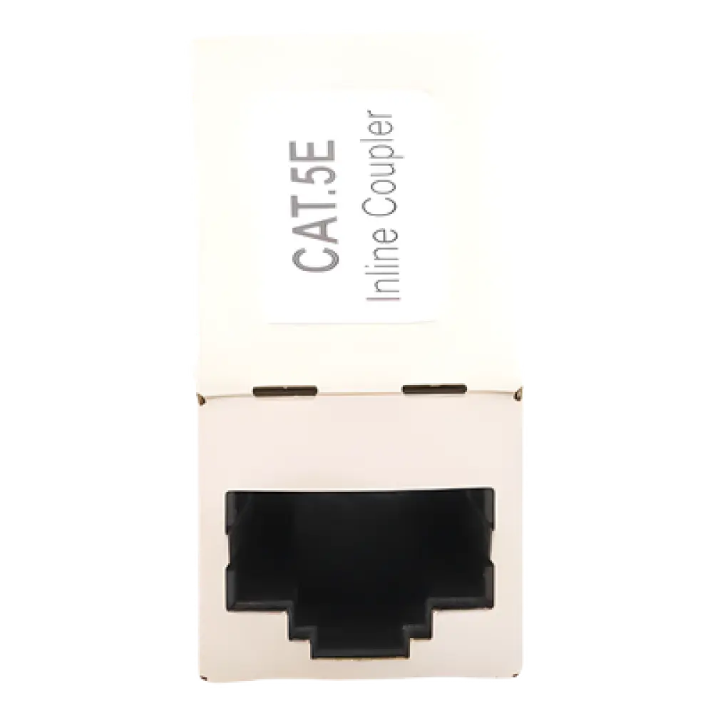 Acoplador STP / Cat5e / 1000 Mbps / Blindado EMI/RFI / 2 Puertos RJ45 / 750 VCA