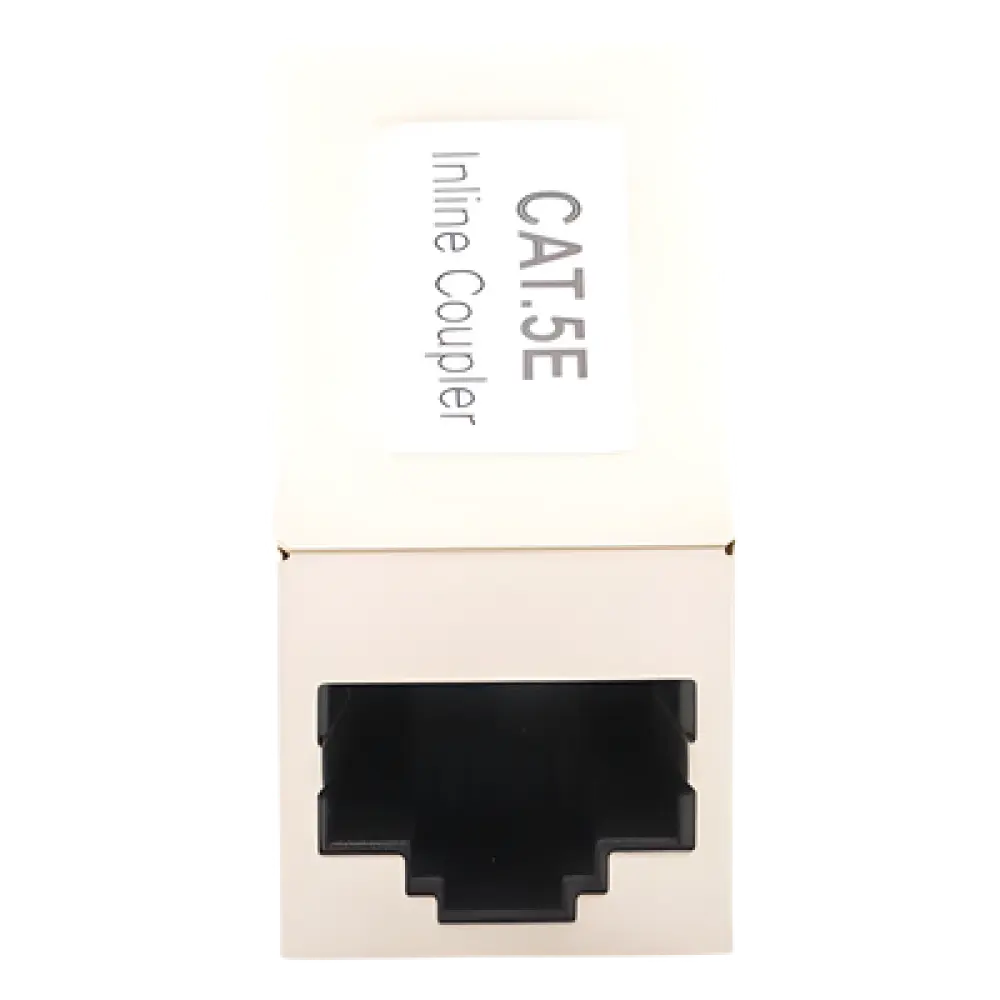 Acoplador STP / Cat5e / 1000 Mbps / Blindado EMI/RFI / 2 Puertos RJ45 / 750 VCA