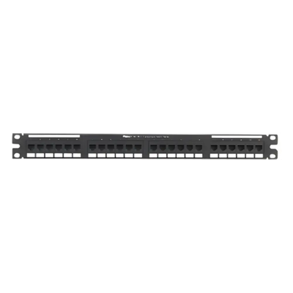 Panel de Parcheo Punchdown / Cat 5e / 24 Puertos / 1UR / Plano / T568A-B