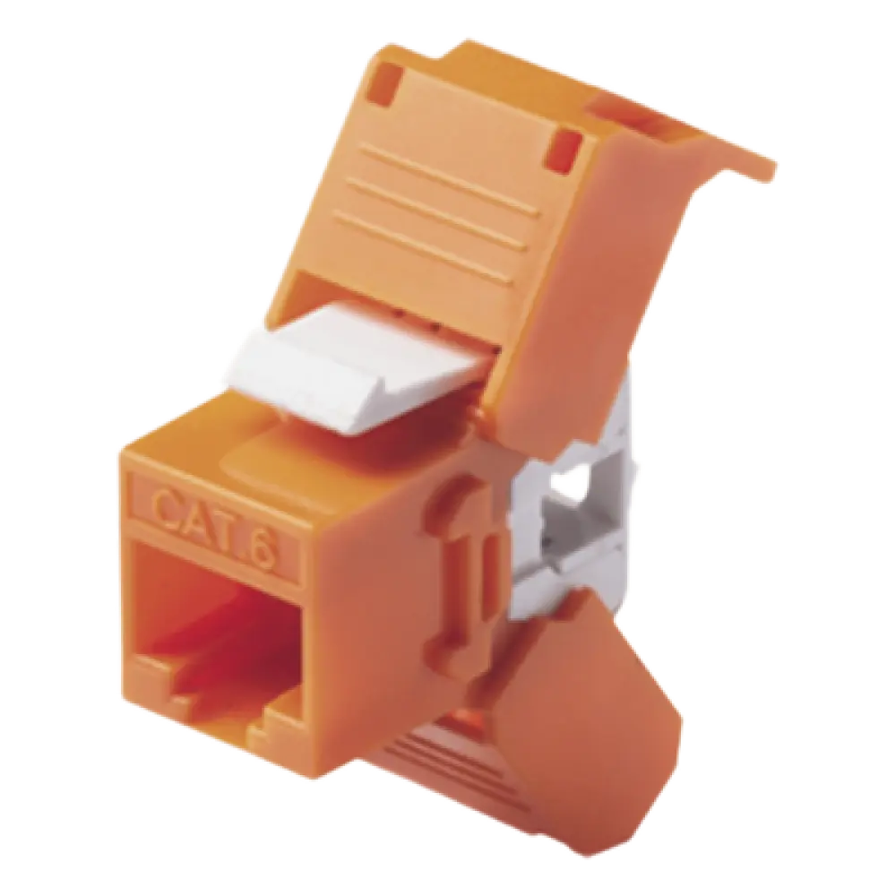 Módulo Jack Keystone / Cat6A / RJ45 / Sin Blindaje / 750 Conexiones / UL94V-0