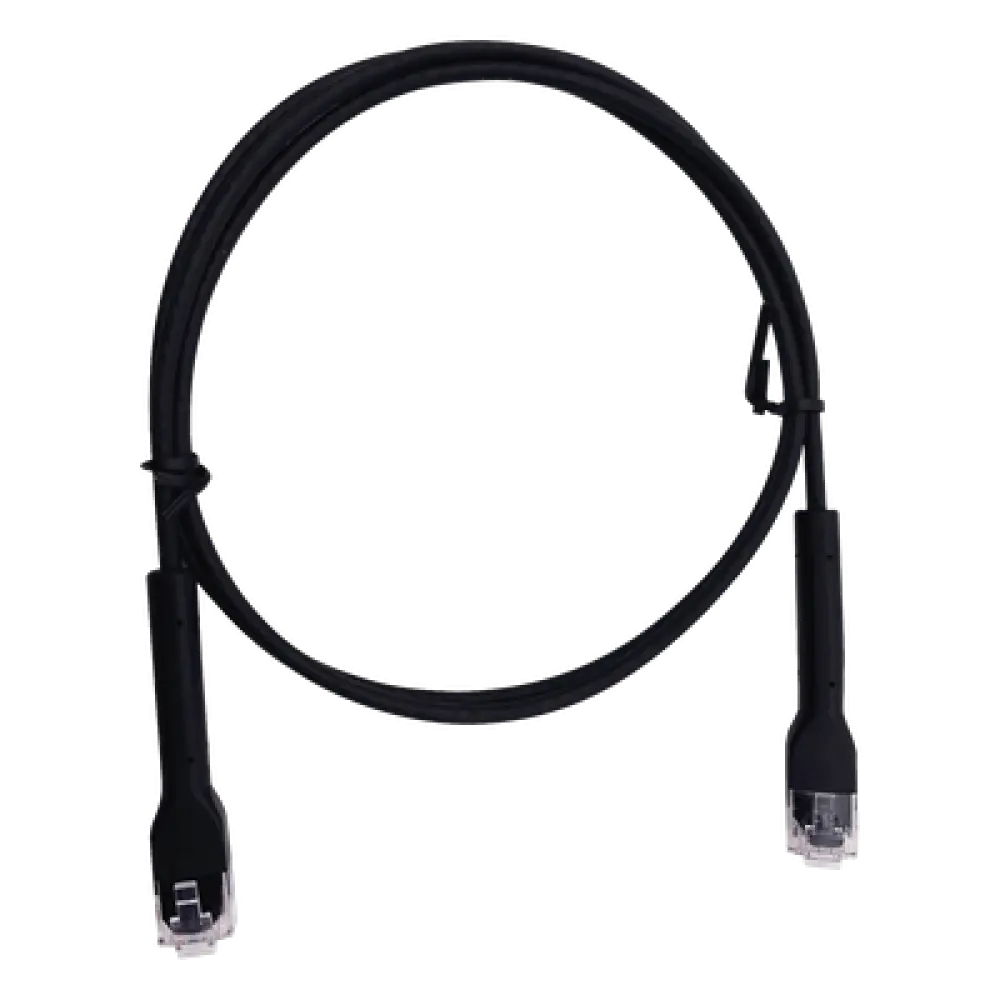 Cable de Parcheo Cat6 / Ultra Slim / UTP / 1 m (3.28 ft) / 250 MHz / 1 GbE / Conectores RJ45 Chapados en Oro