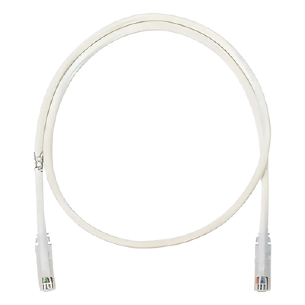 Cable de Parcheo UTP / Cat 6 / 2 m (6.56 ft) / 24 AWG / T568B / Blanco Mate