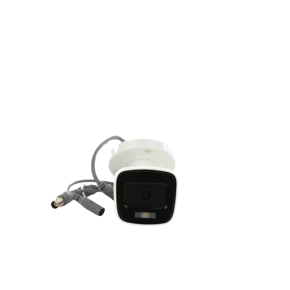 [ColorVu] Bala TURBOHD 2 Megapixel (1080p) / Imagen a Color 24/7 / Lente 2.8 mm / Luz Blanca 20 mts / IP66 / Policarbonato / Microfono Integrado