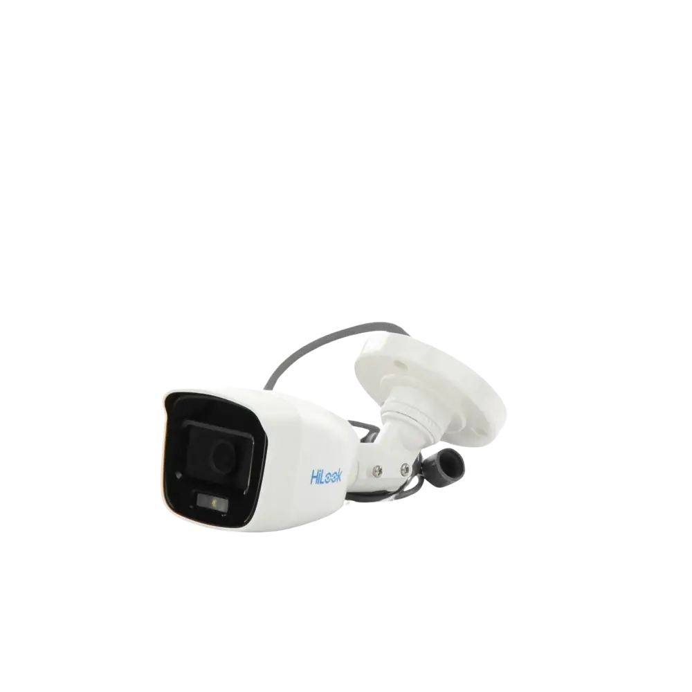 [ColorVu] Bala TURBOHD 2 Megapixel (1080p) / Imagen a Color 24/7 / Lente 2.8 mm / Luz Blanca 20 mts / IP66 / Policarbonato / Microfono Integrado
