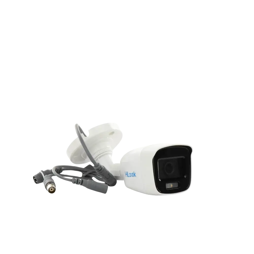 [ColorVu] Bala TURBOHD 2 Megapixel (1080p) / Imagen a Color 24/7 / Lente 2.8 mm / Luz Blanca 20 mts / IP66 / Policarbonato / Microfono Integrado