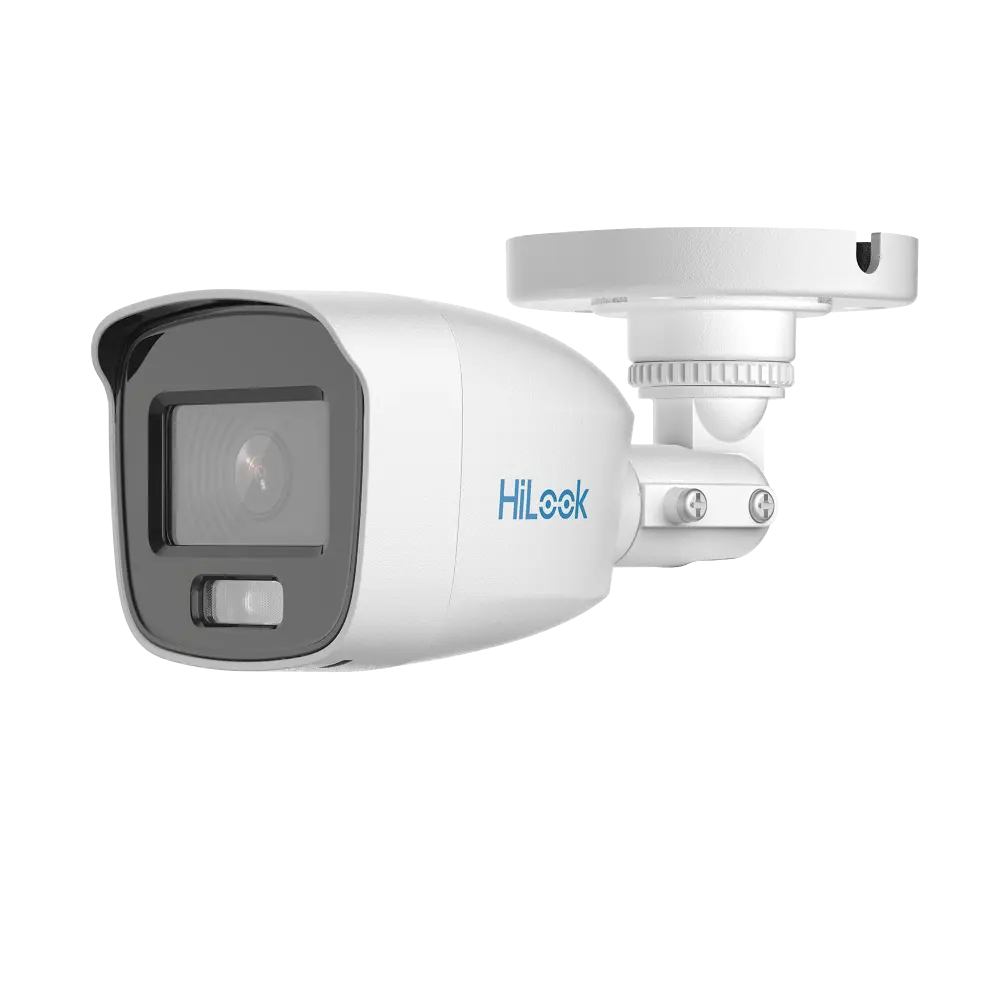 [ColorVu] Bala TURBOHD 2 Megapixel (1080p) / Imagen a Color 24/7 / Lente 2.8 mm / Luz Blanca 20 mts / IP66 / Policarbonato / Microfono Integrado