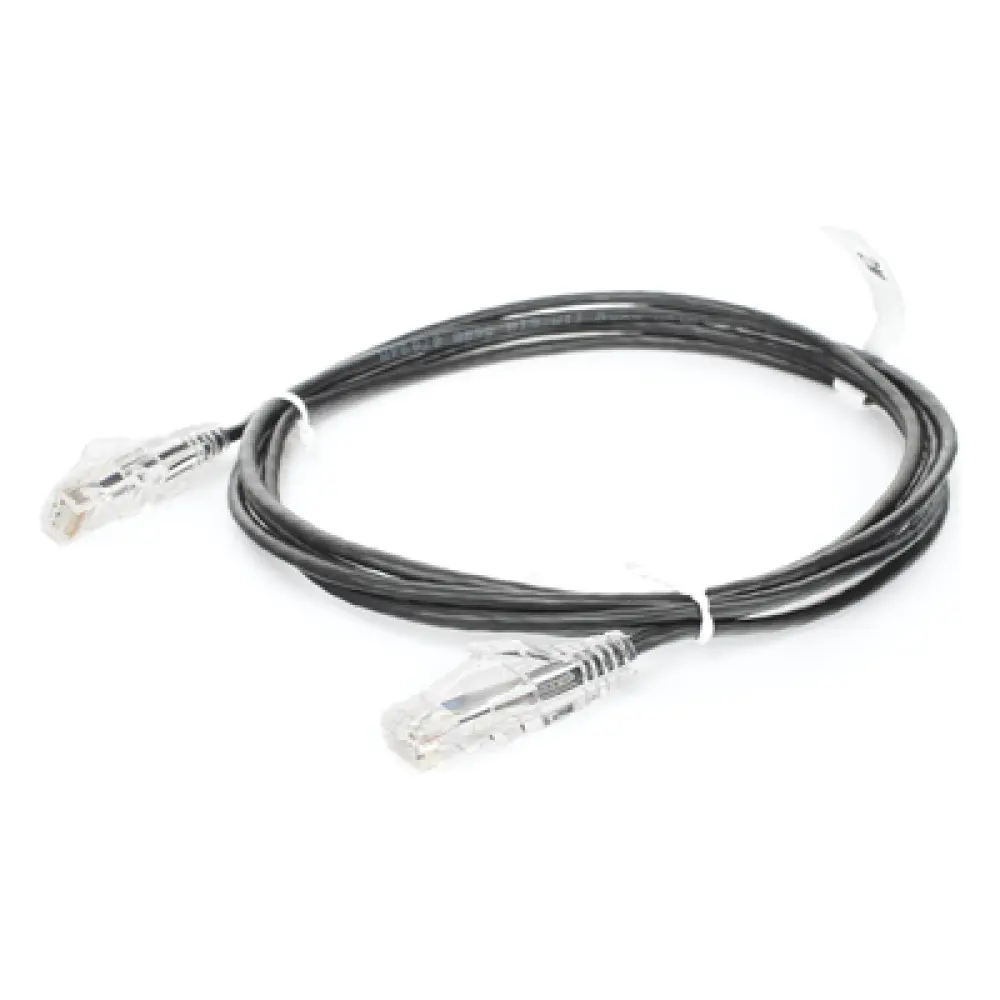 Cable de Parcheo Slim UTP / Cat6 / 1.5 m (4.92 ft) / 28 AWG / Negro