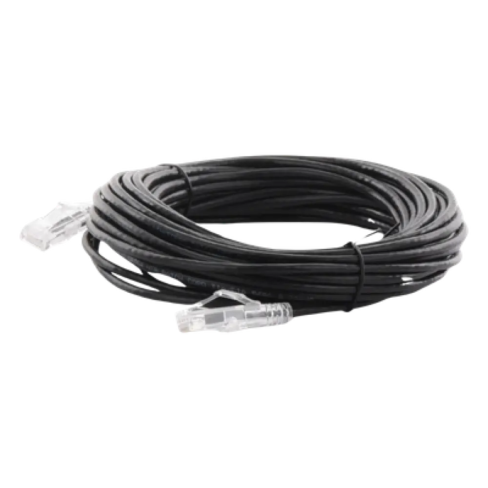 Cable de Parcheo Slim UTP Cat6A / 10 m (32.81 ft) / 28 AWG / RJ45 / Negro