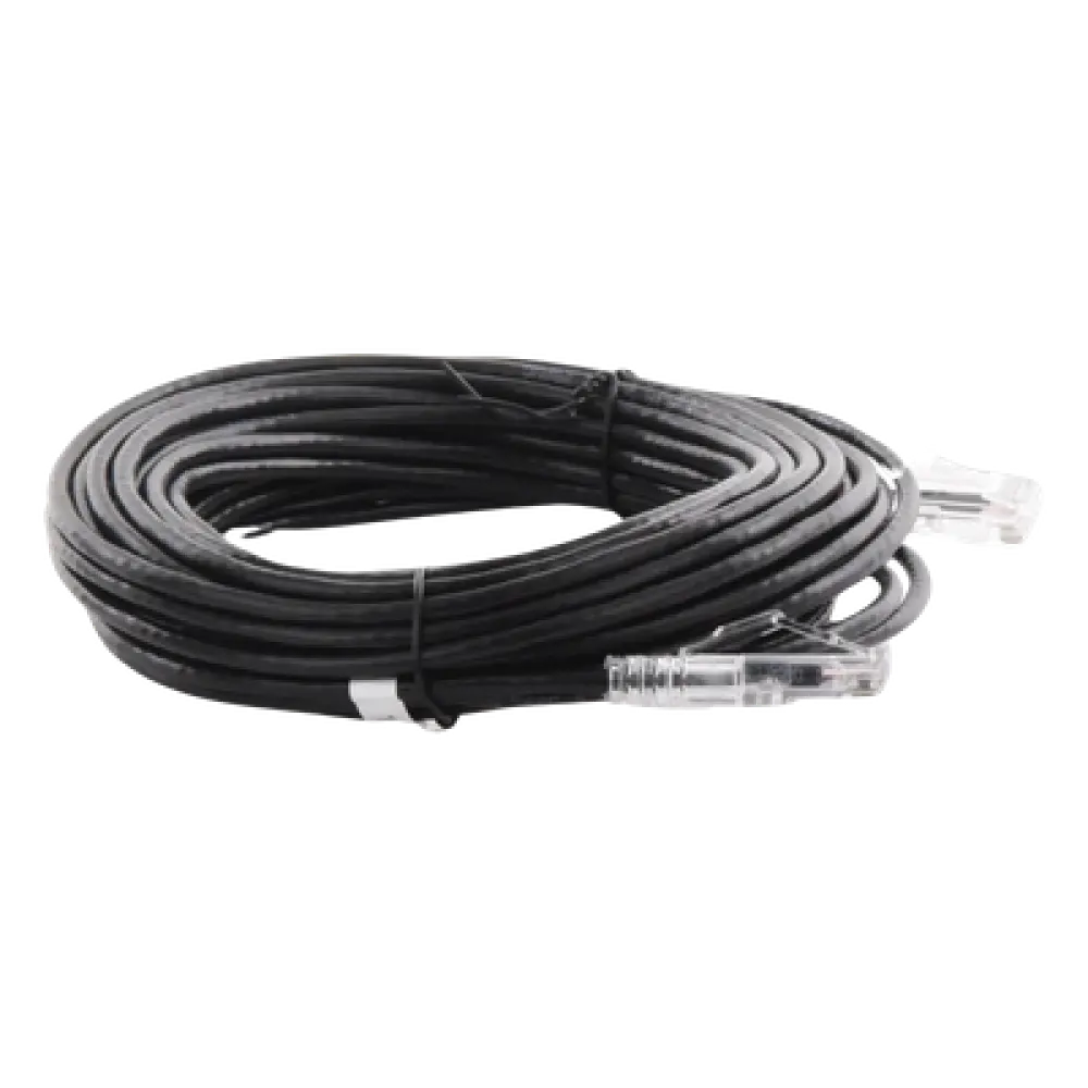 Cable de Parcheo Slim UTP Cat6A / 10 m (32.81 ft) / 28 AWG / RJ45 / Negro