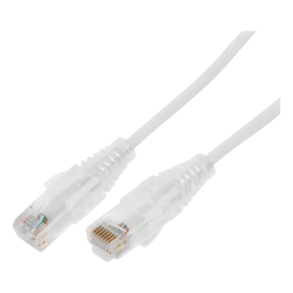 Cable de Parcheo Slim UTP Cat6A / 10 m (32.81 ft) / 28 AWG / RJ45 / Blanco