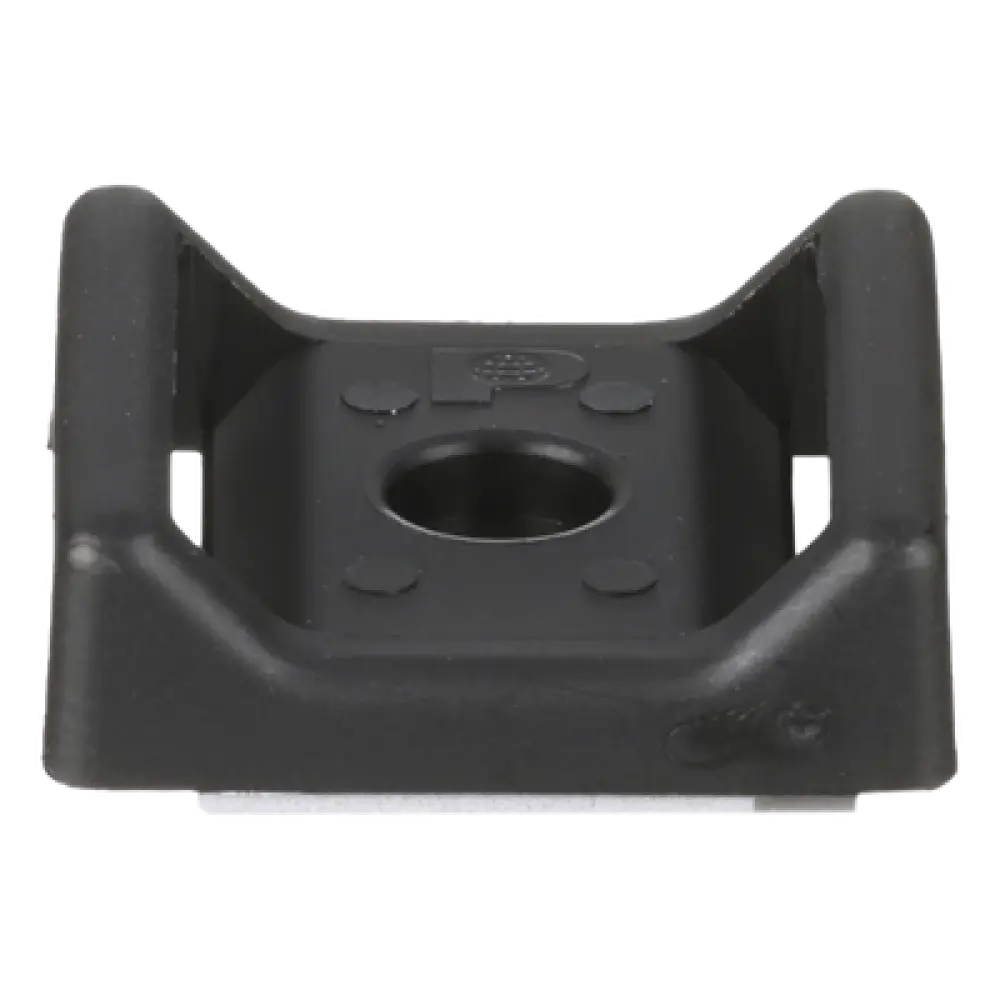 Sujetador para Cable con Adhesivo / 28.5 x 28.5 mm (1.12 x 1.12 in) / Nylon 6.6 / Interior / Paquete 100 pz