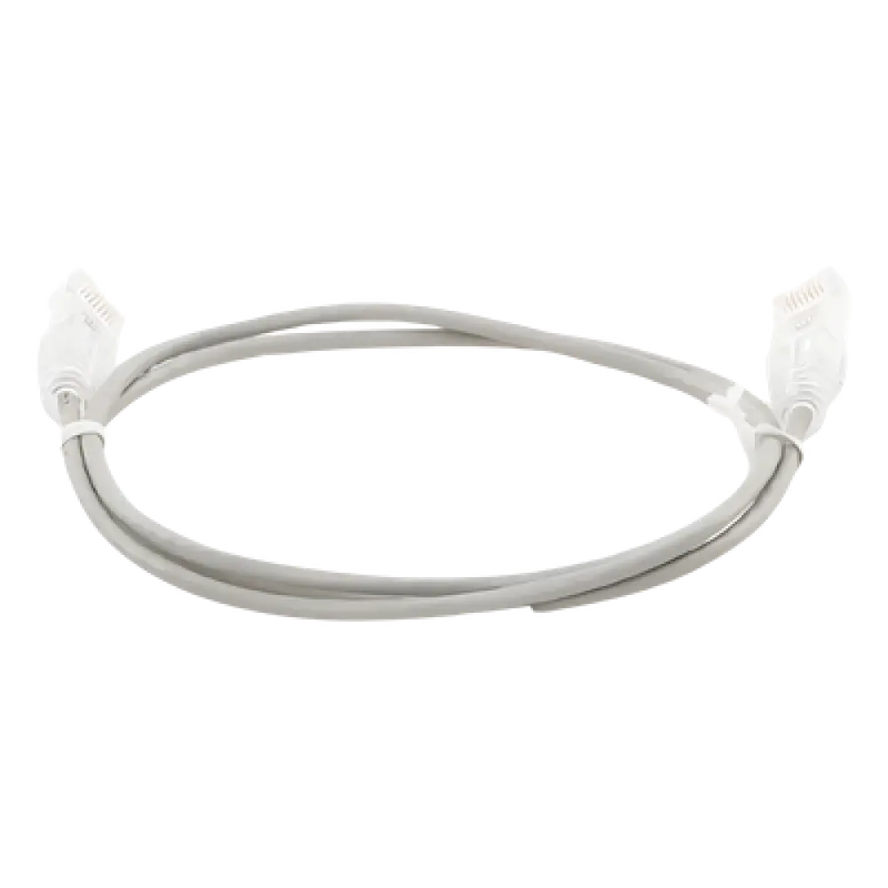 Cable de Parcheo Slim UTP Cat6 / 1 Metro (3.28 Pies) / 28 AWG / RJ45 Chapado en Oro / 10 Gbps
