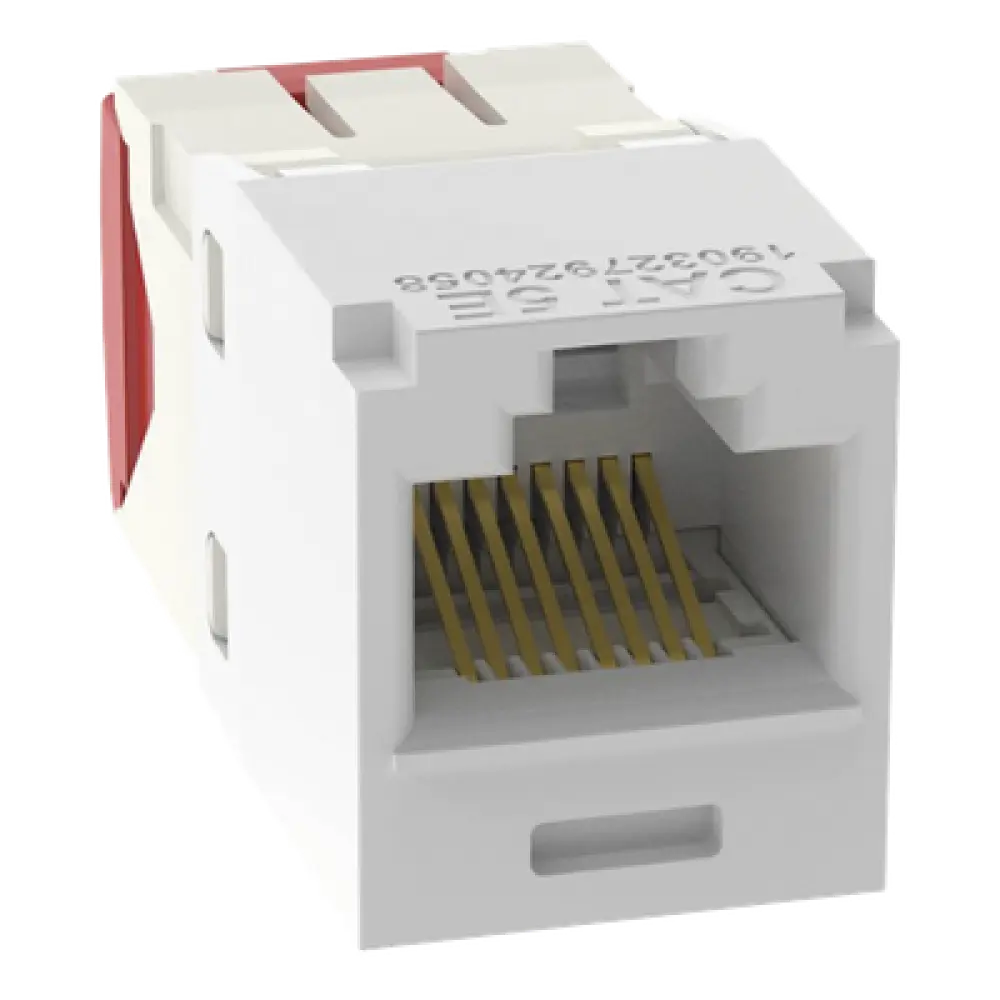 Conector Jack RJ45 / Mini-Com TG / Cat 5e / 8P8C / Sin herramienta de impacto / -10°C a 65°C