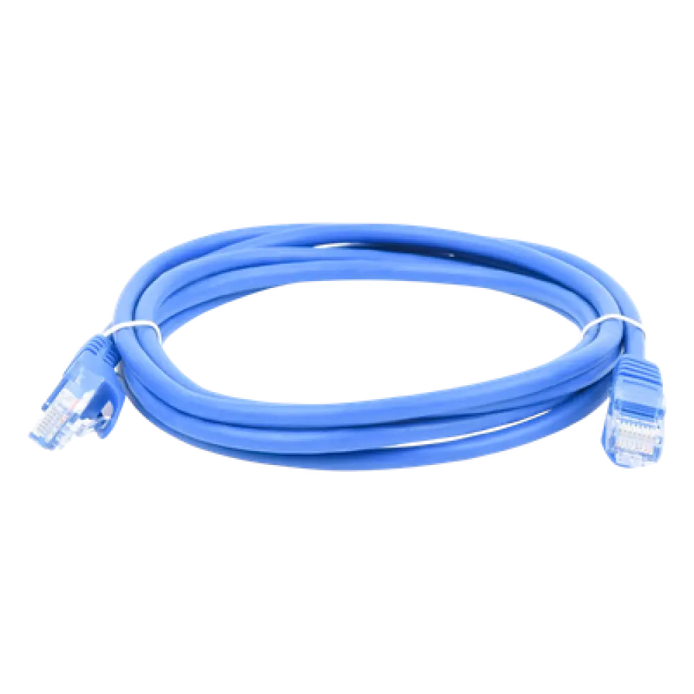 Cable de Parcheo UTP Cat5e / 2 m (6.56 ft) / Azul / 1 Gbps / RJ45