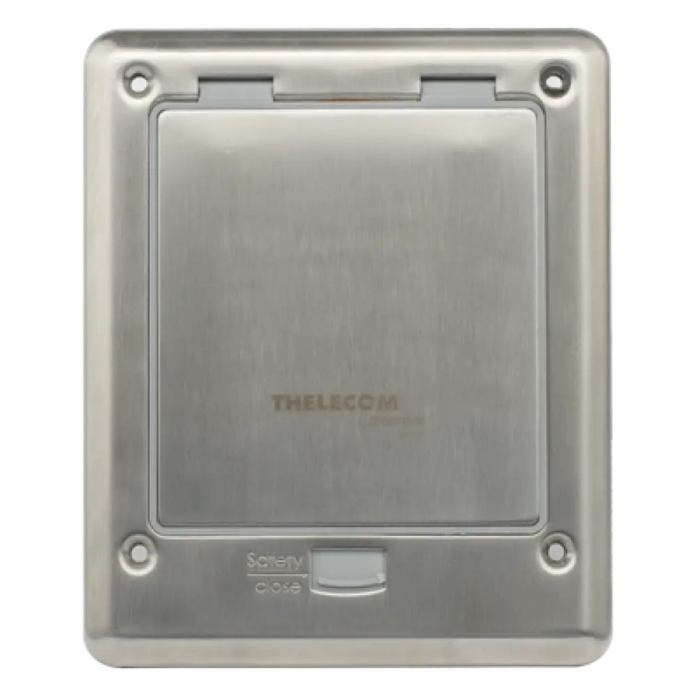 Caja de Piso / IP66 Cerrada / 120 kg Carga / 17.4x14.3x8 cm / Aluminio / TIA/EIA
