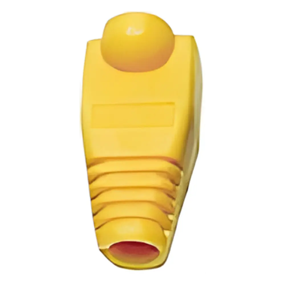 Bota de Protección para Conector RJ45 / 6.0 mm / 27.5 mm Largo / Amarillo