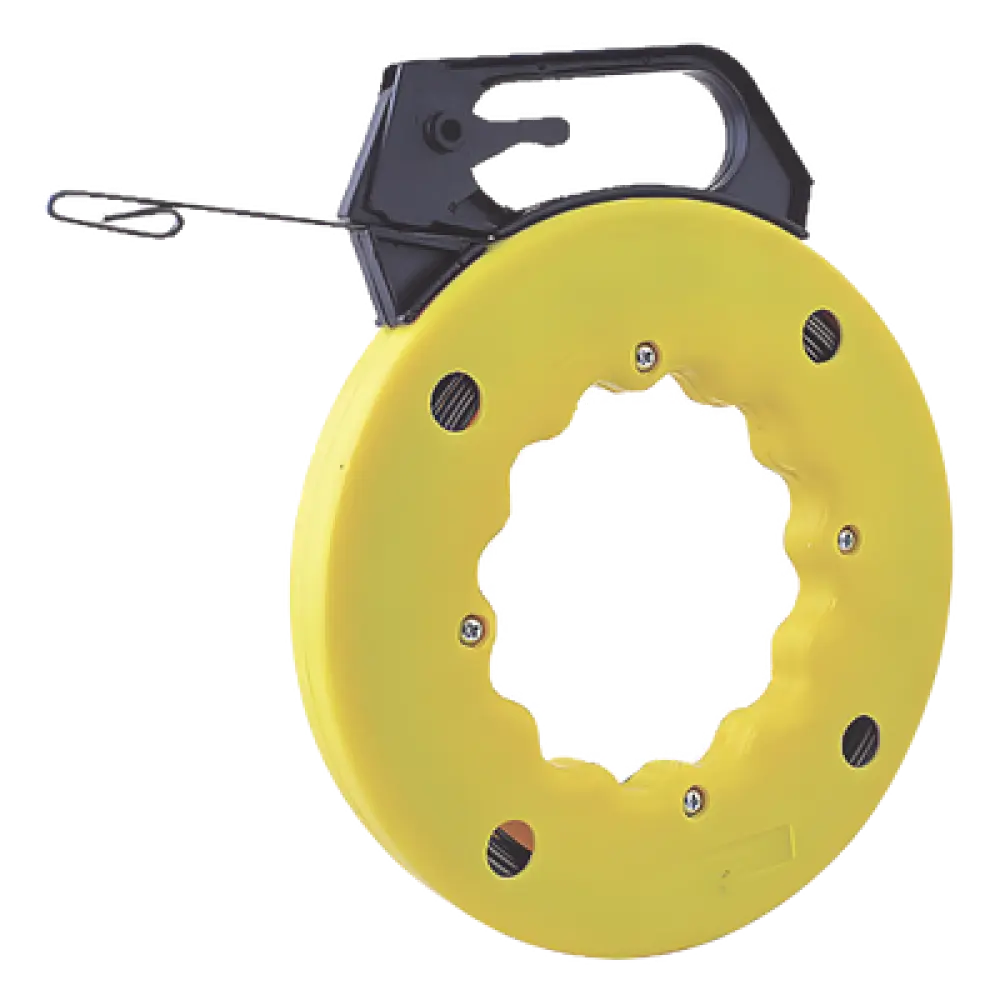 Guía Jala Cable / Longitud 60 m (196.9 ft) / Acero SAE 1045 / Ojo para 5 Alambres Calibre 12 AWG / Caja con Ventanas de Visualización