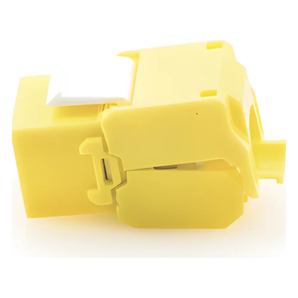 Módulo Jack Keystone / Cat6 / Toolless / Terminación 180° / UTP / Amarillo