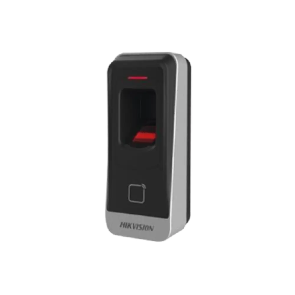 Lector esclavo PROX EM IP65 / Huella Digital / Lector de Tarjetas de Proximidad / RS-485 / Interior y Exterior / Requiere Panel de Control de Acceso DS-K26 Series y DS-K27