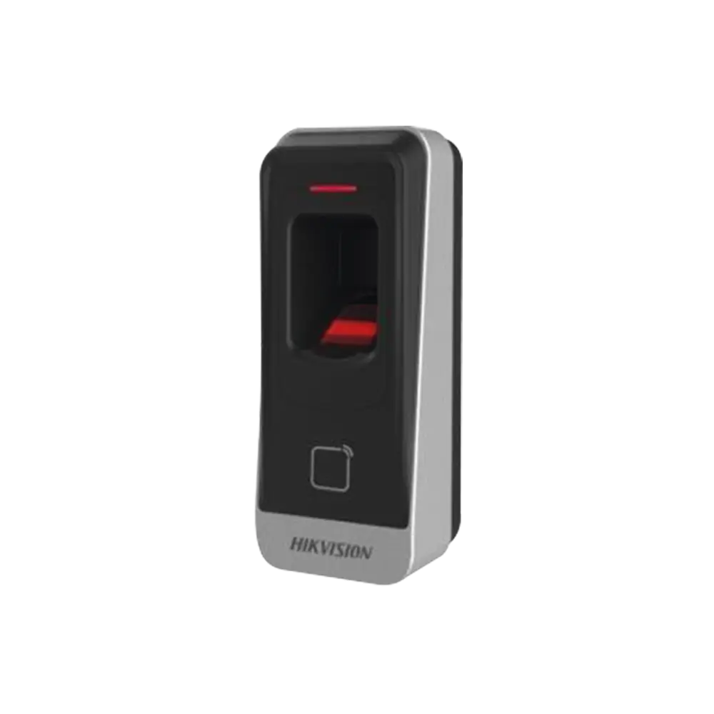 Lector esclavo PROX EM IP65 / Huella Digital / Lector de Tarjetas de Proximidad / RS-485 / Interior y Exterior / Requiere Panel de Control de Acceso DS-K26 Series y DS-K27
