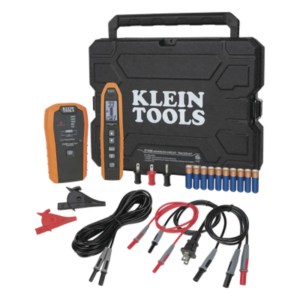 Kit Rastreador de Cables / Circuitos Energizados y No Energizados / 12V-480V AC/DC / Detección en Paredes y Subterráneo / 6.1 m (20 ft) de Alcance