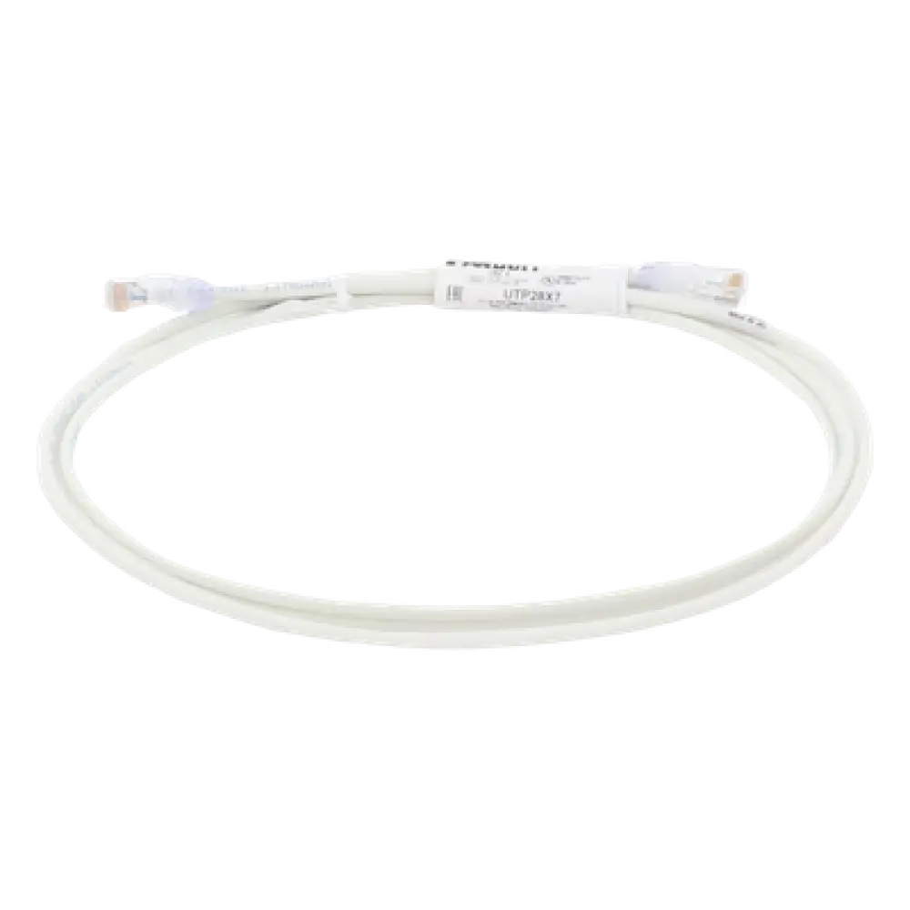 Cable de Parcheo UTP / Cat6A / 28AWG / CM-LSZH / 2.13 m (7 ft) / -40 a 75°C / PoE Tipo 4