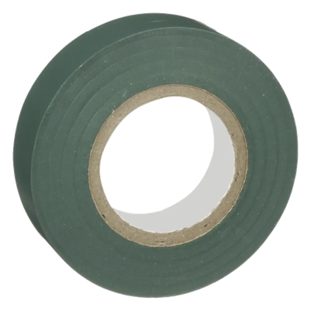 Cinta Aislante Eléctrica / PVC 0.18 mm / 19 mm x 20.12 m (66 ft) / 600V / -10°C a 80°C / Verde