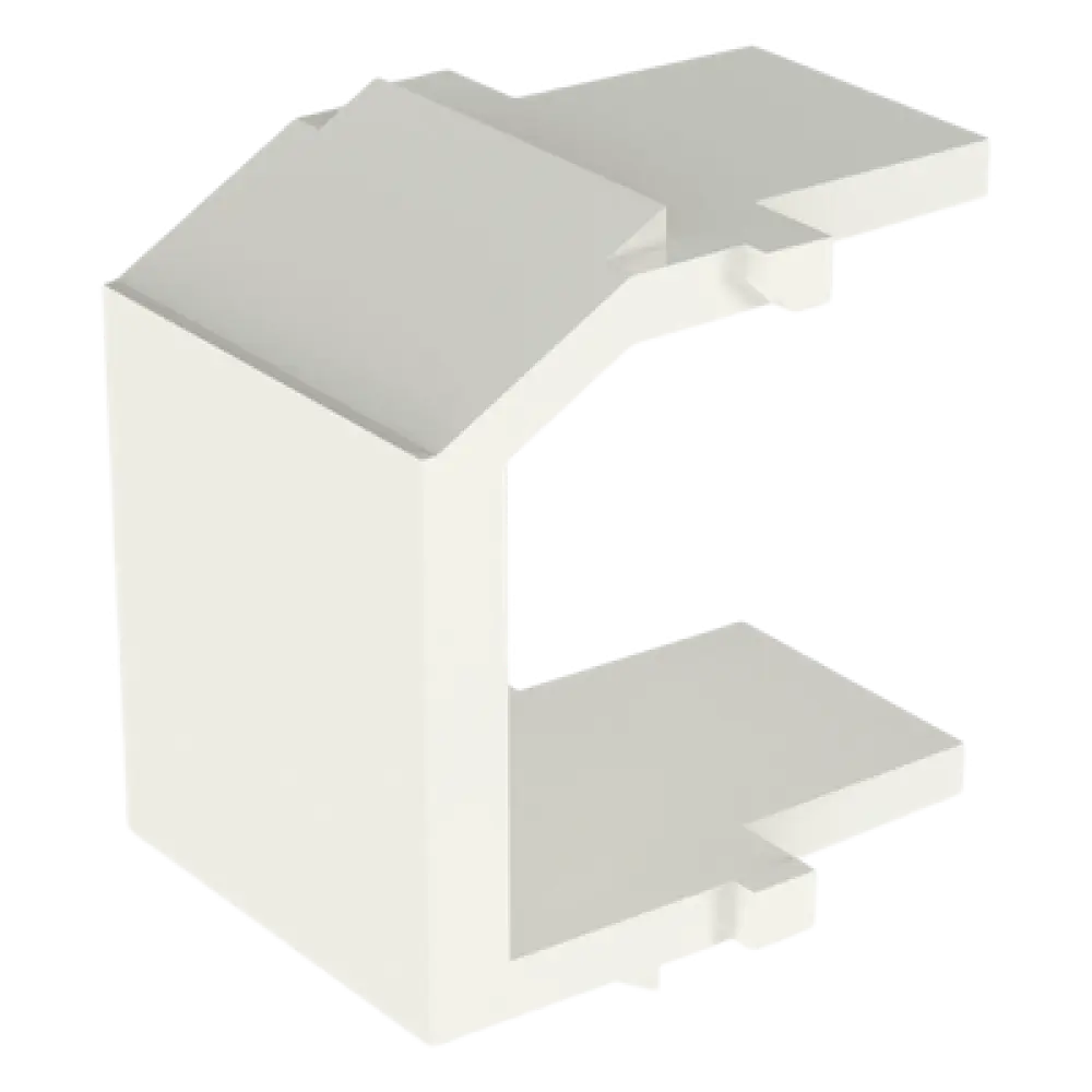Módulo de Tapa Ciega / Tipo Keystone / Blanco Mate / 1 Espacio / 1 Pieza
