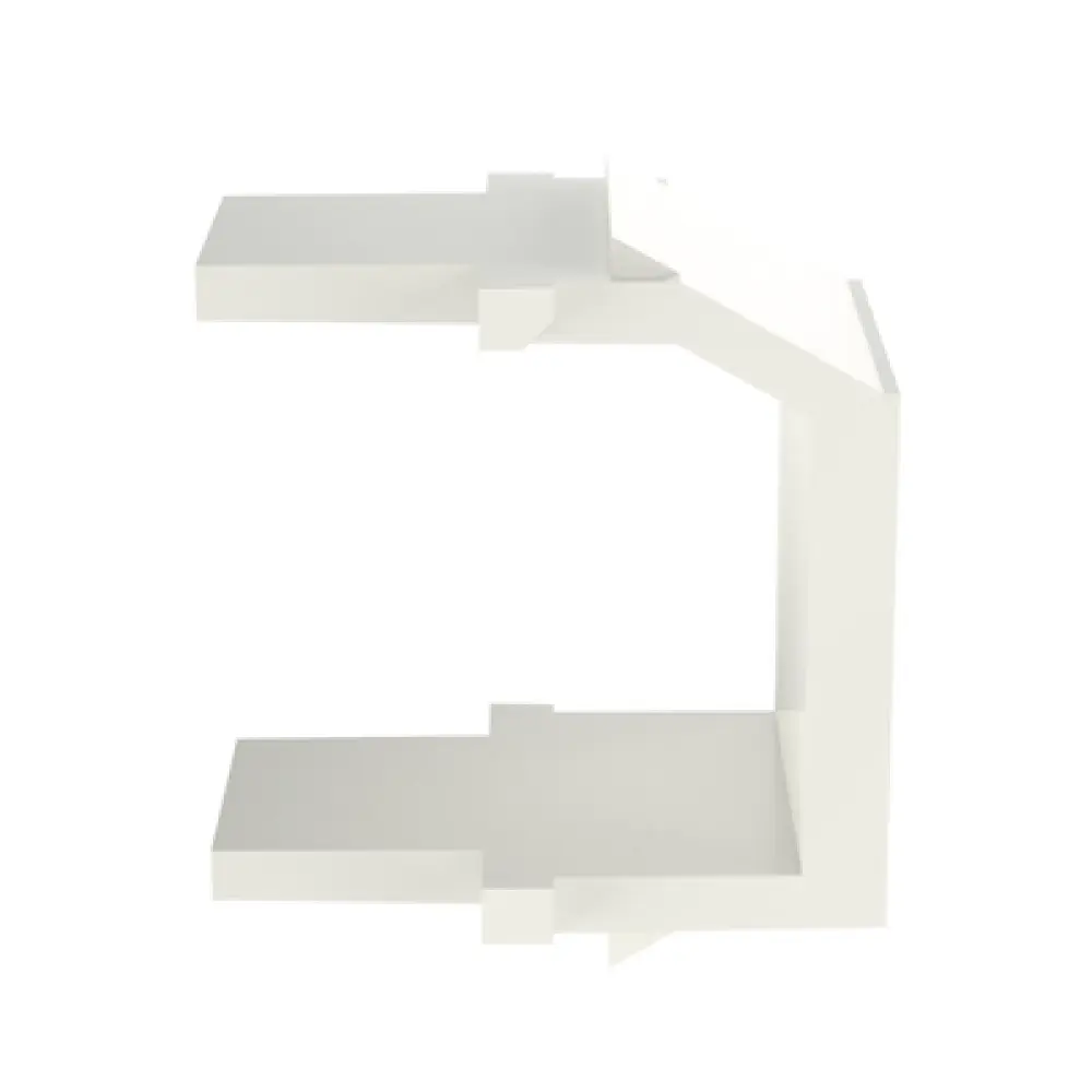 Módulo de Tapa Ciega / Tipo Keystone / Blanco Mate / 1 Espacio / 1 Pieza