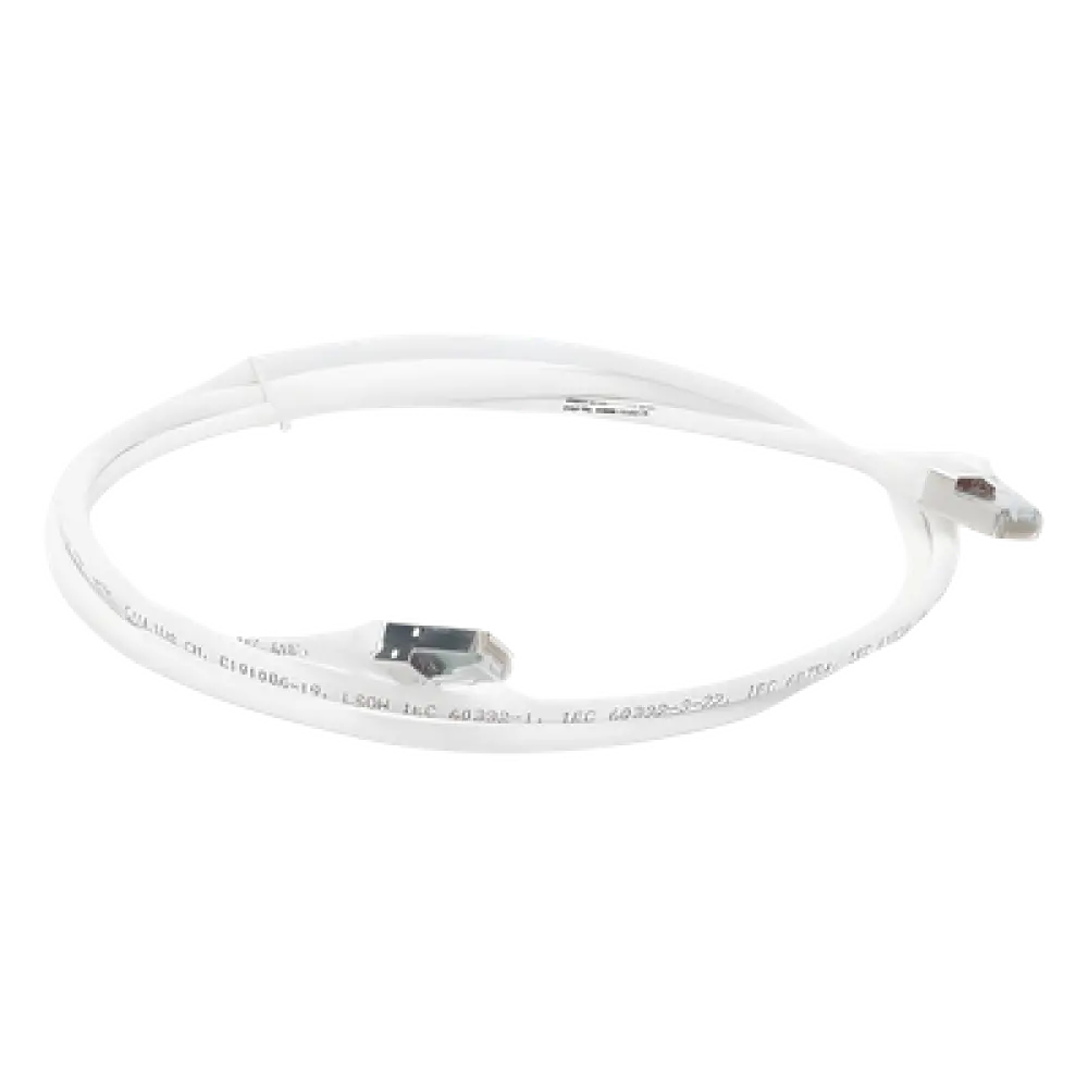 Patch Cord Cat6A S/FTP / 1.5m (5ft) / Blindado 360° / CM/LS0H / Alta Densidad / Blanco