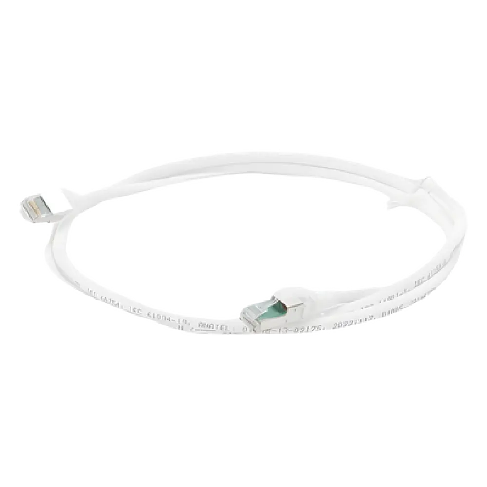 Patch Cord Cat6A S/FTP / 1.5m (5ft) / Blindado 360° / CM/LS0H / Alta Densidad / Blanco