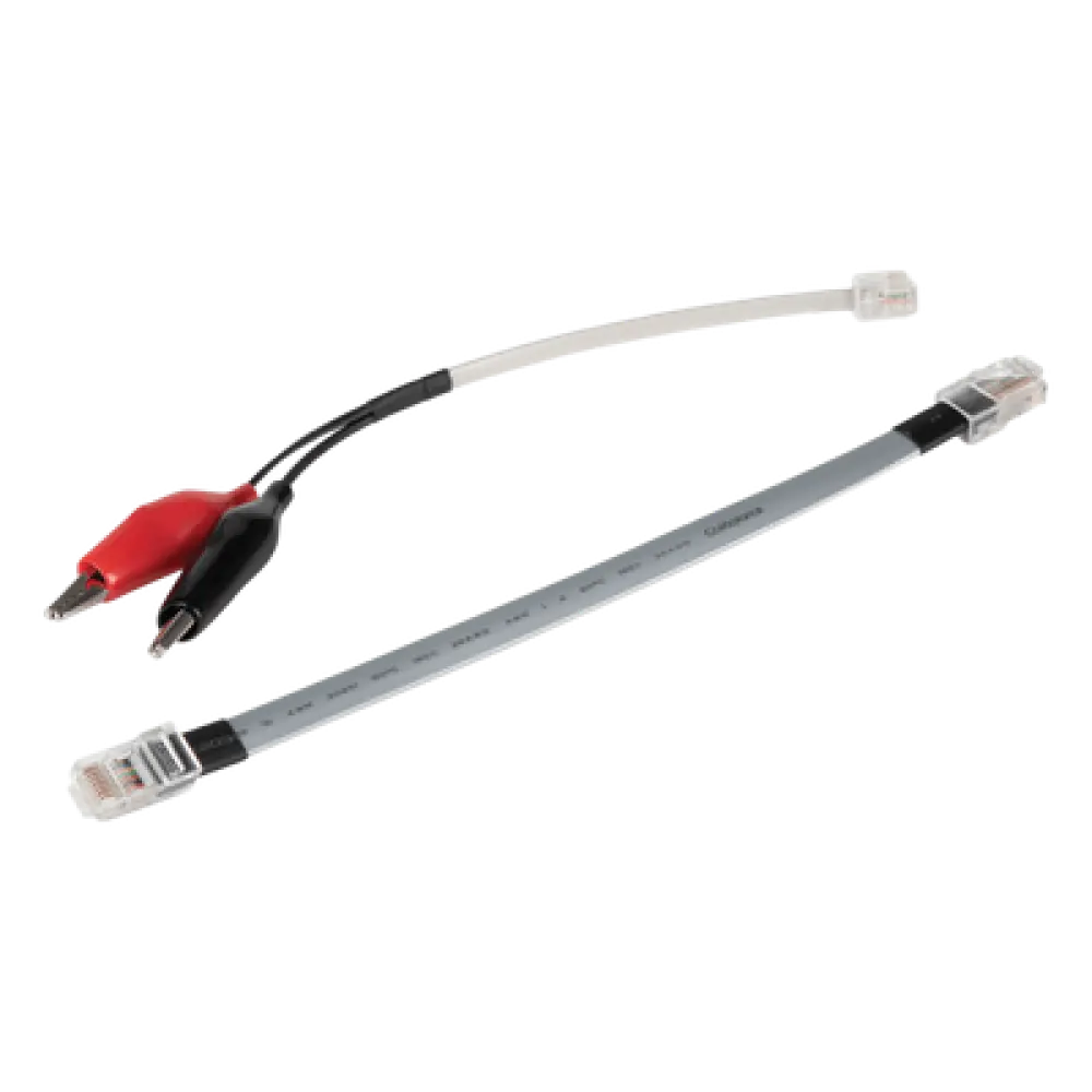 Cables de Repuesto para Probador de Red / Tone & Probe / RJ45-RJ45 / RJ11-Cocodrilo / 5.9'' (15 cm) / PVC-Policarbonato