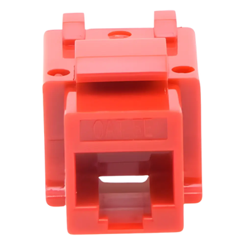 Módulo Jack Keystone / Cat5e / Terminación 110 / RJ45 / Sin Blindaje / Color Rojo