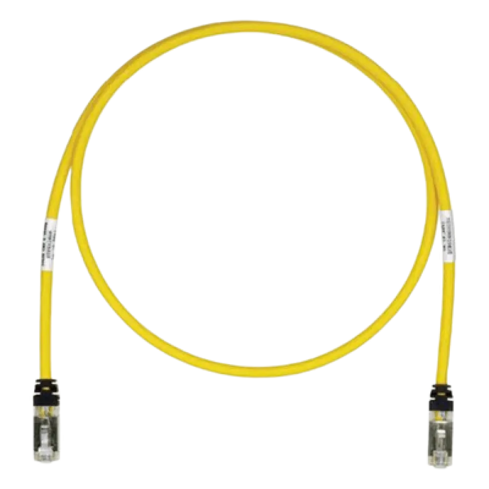 Patch Cord / Cat6A S/FTP / 26 AWG / 3.05 m (10 ft) / CM/LS0H / Amarillo