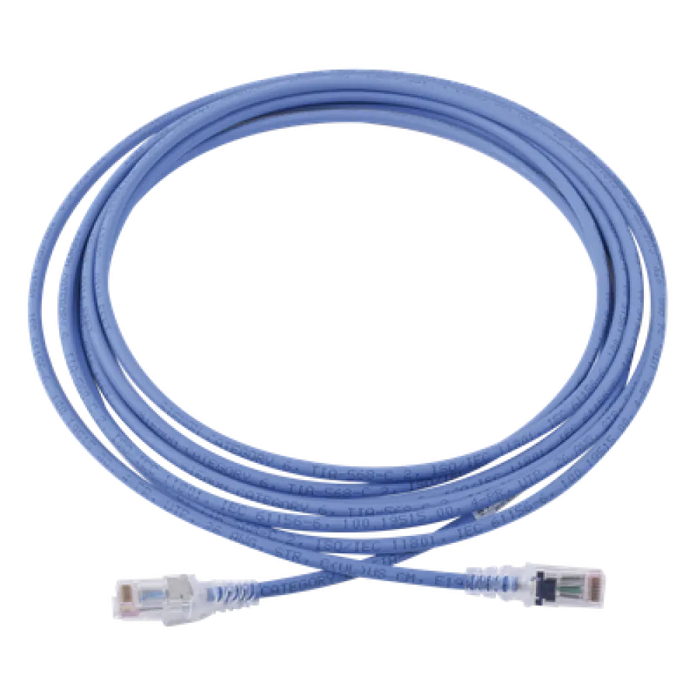 Patch Cord Cat6 UTP / CM/LS0H / 4.57 m (15 ft) / 5.3 mm / Azul