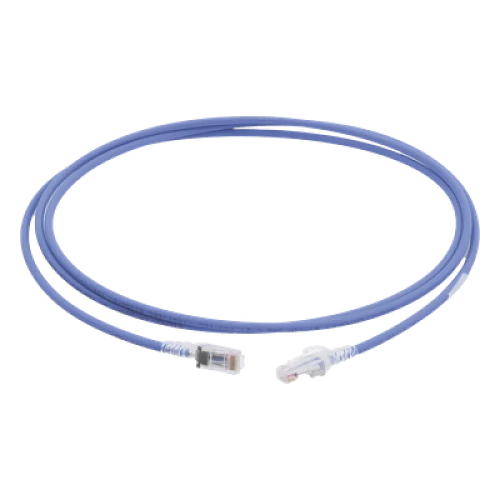 Patch Cord Cat6 UTP / 7 Pies (2.13 m) / CM/LS0H / 26 AWG / 250 MHz / Azul